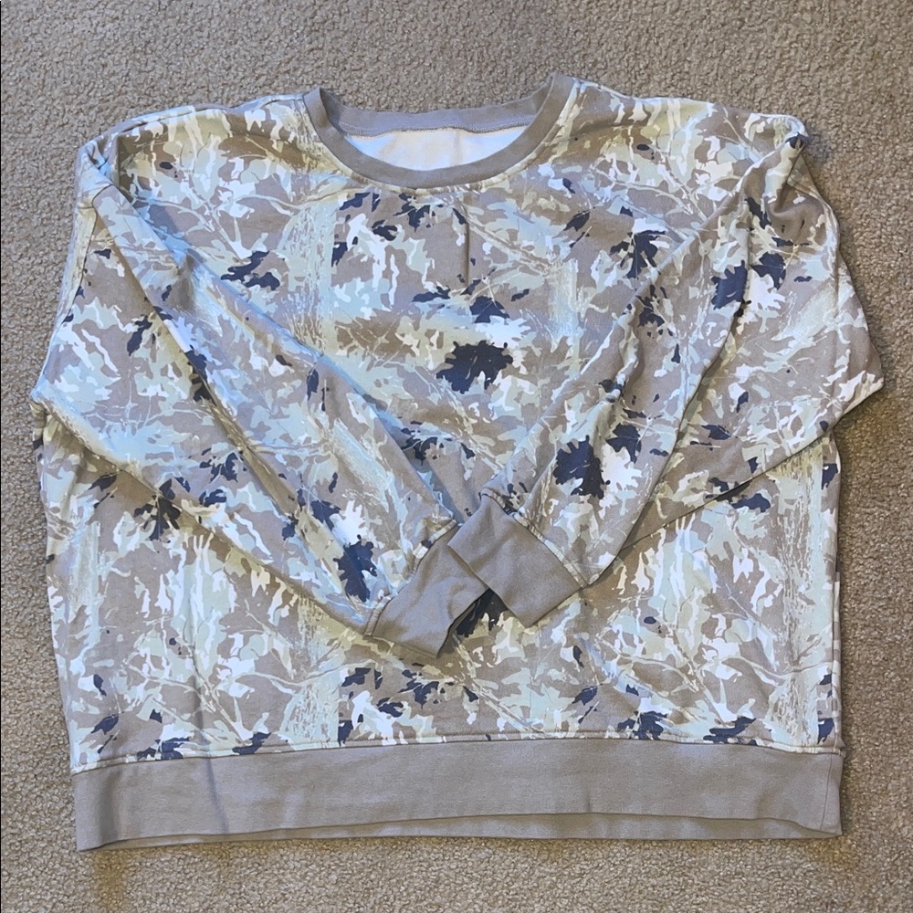 Gilded Intent Camo Oversized Pullover - image 3
